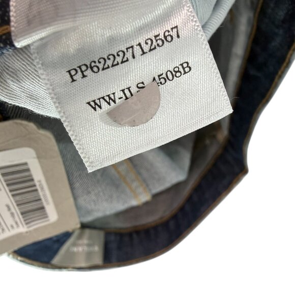 Everlane NWT The Cheeky Straight Jean in Faded Indigo Wash Women's $128 Size 28 - Picture 8 of 9